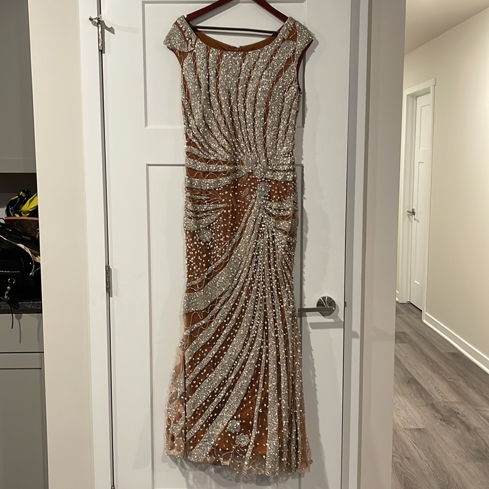 Beautiful hand beaded gown